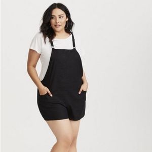 Torrid Short Overalls